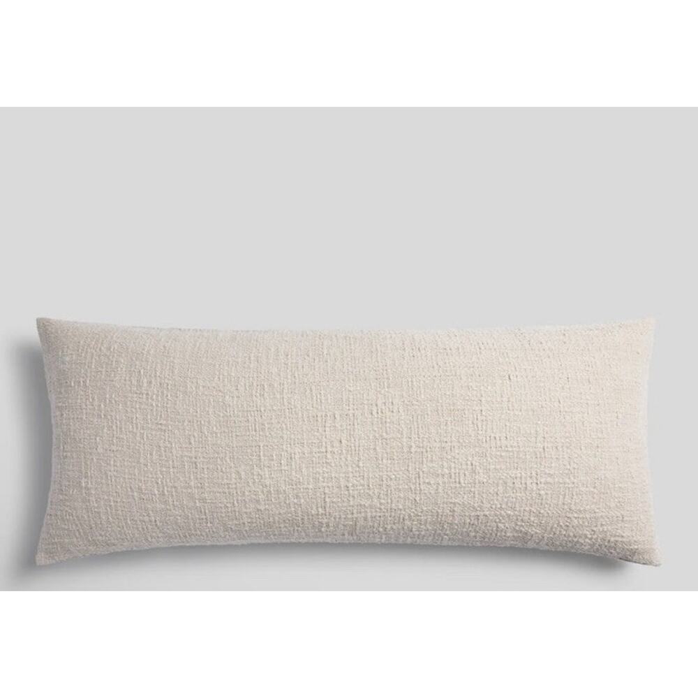 Parachute BOUCLE LUMBAR PILLOW COVERS CREAM, 14"36" NWT (set Of 2) $69 Each